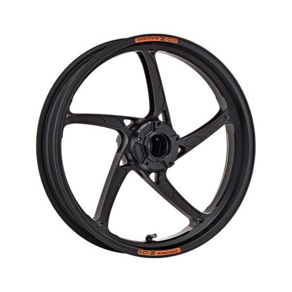 OZ PIEGA R Aluminium in Schwarz Matt - Hinten - für Kawasaki ZX10R Ninja ZXT00D/ZXT00E/ZXT00F