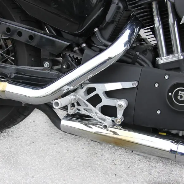LSL Rastenanlage mit ABE für Harley Davidson Sportster, 2004-2013 ohne ABS, silber ab Bj. 2004 - 2013