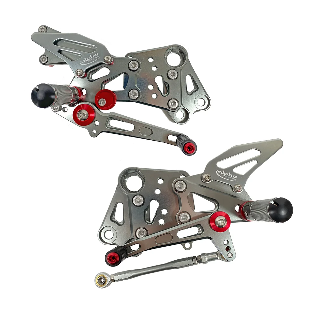 >TRACK< Fußrastenanlage titanfarben KTM RC390 2014- ABE ab Bj. 2014 -