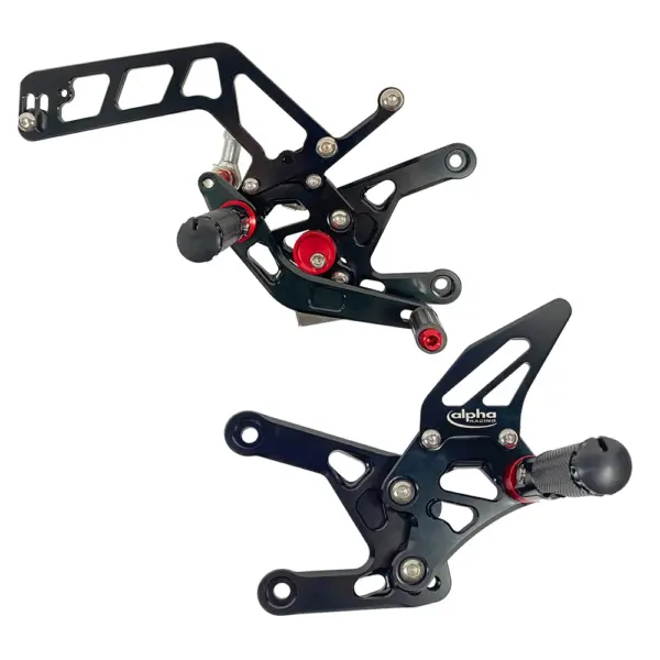 >TRACK< Fußrastenanlage schwarz Yamaha MT10 2016- ABE ab Bj. 2016 -