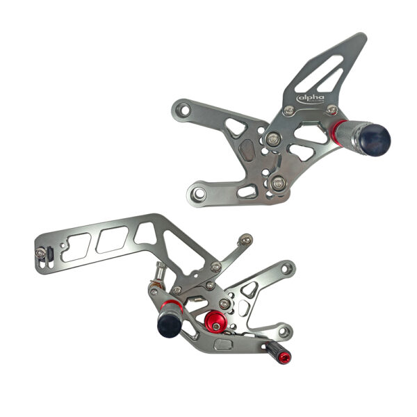 >TRACK< Fußrastenanlage titanfarben Yamaha MT10 2016- ABE ab Bj. 2016 -