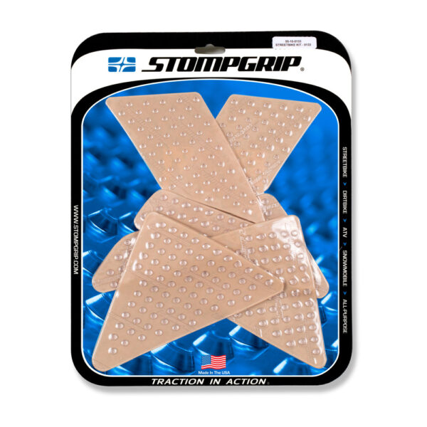 Stompgrip Traction Pads klar, für Suzuki DR200S, 2015-2020 ab Bj. 2015 - 2020