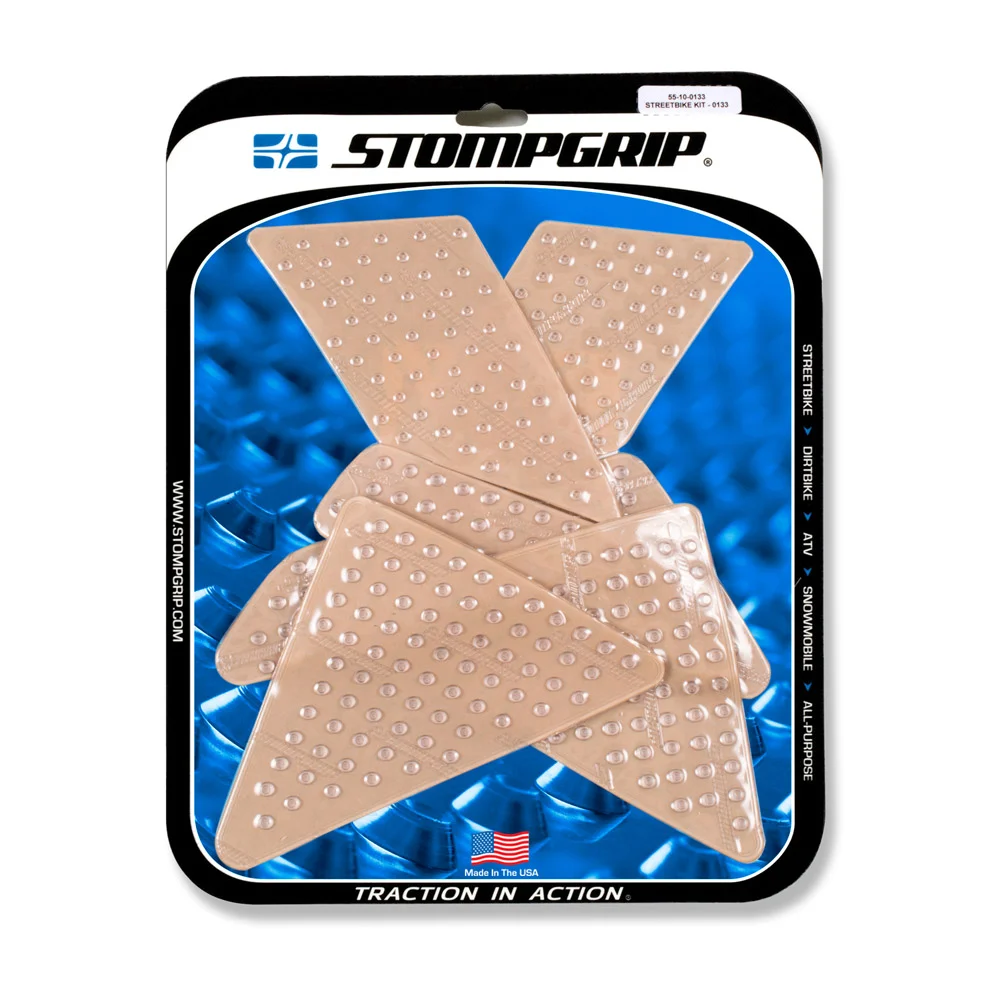 Stompgrip Traction Pads klar, für Suzuki DR200S, 2015-2020 ab Bj. 2015 - 2020