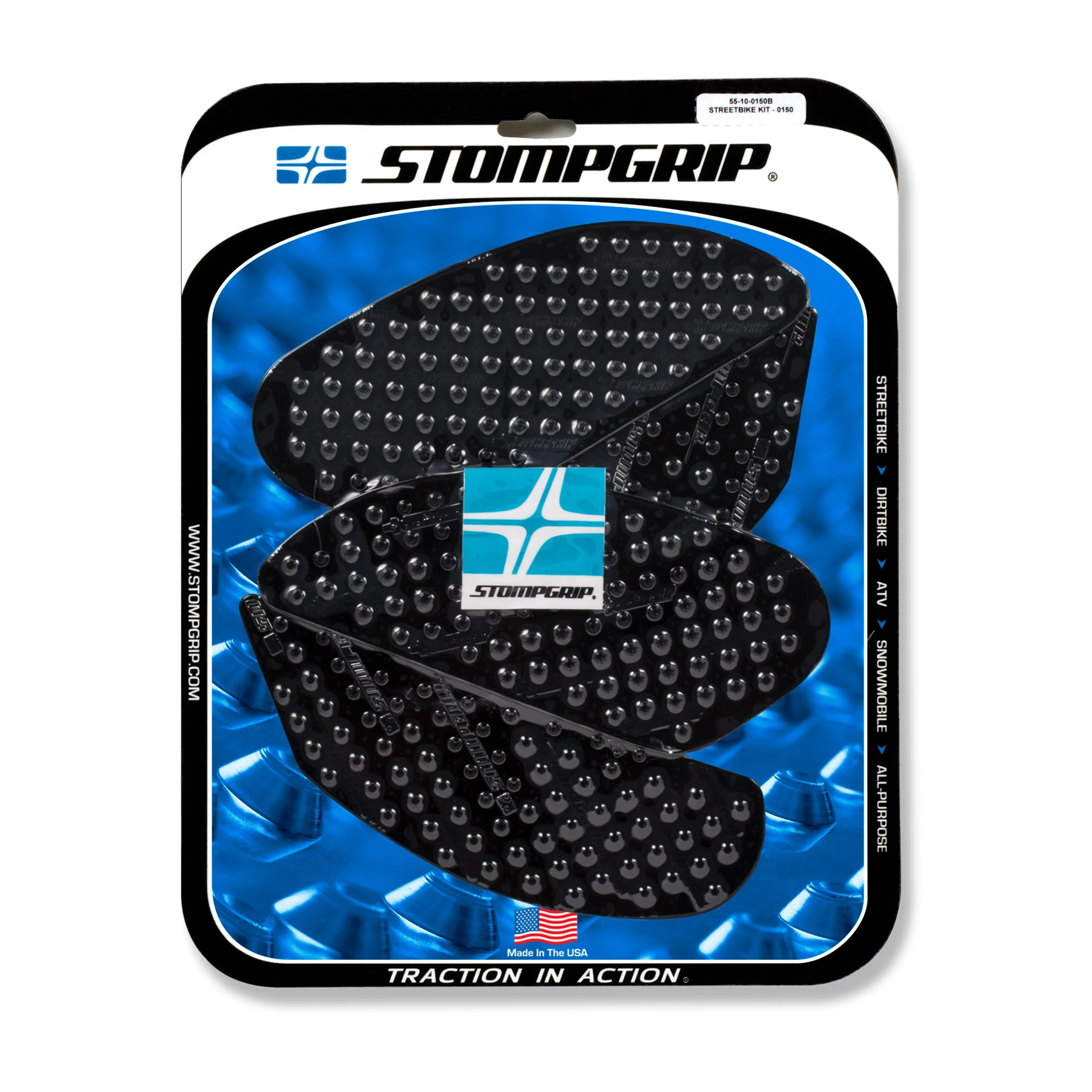 Stompgrip Traction Pads schwarz, für Kawasaki Ninja H2 SX (SE), 2018-2025 ab Bj. 2018 - 2020