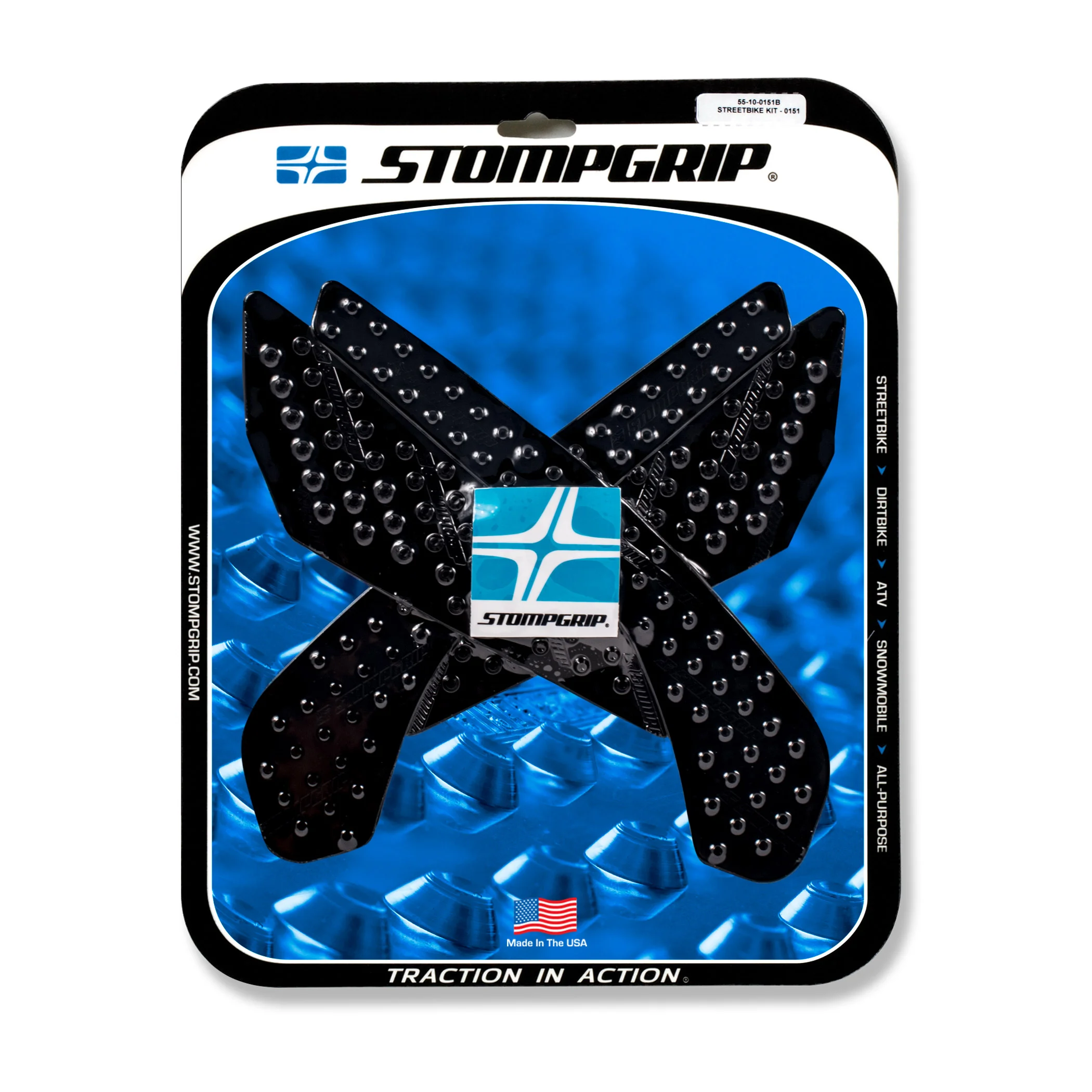 Stompgrip Traction Pads schwarz, für Suzuki GSXS750, ab 2018-22 ab Bj. 2018 - 2025