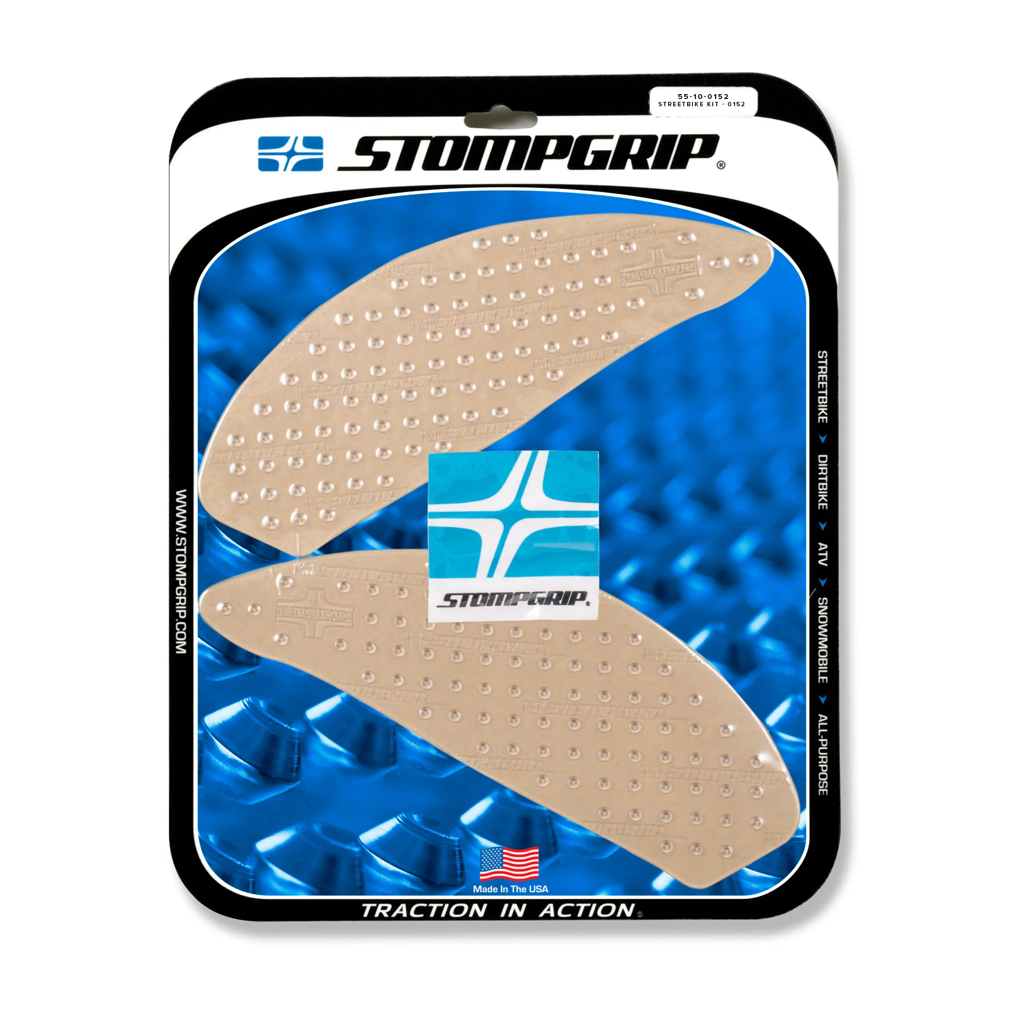 Stompgrip Traction Pads klar, für Suzuki GSX250R, 2018-2025 ab Bj. 2018 - 2025