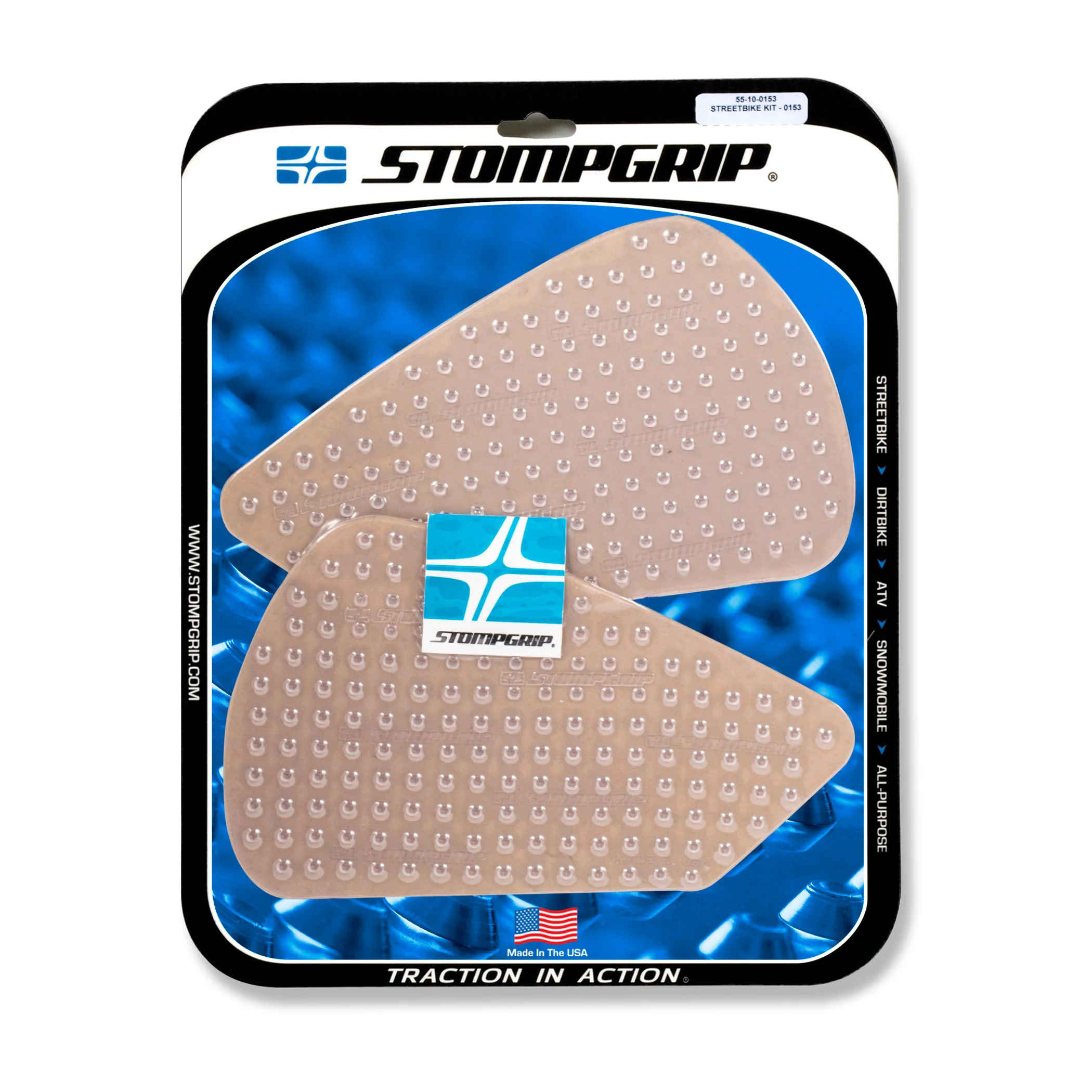 Stompgrip Traction Pads klar, für BMW R1200GS, 2017-2018, R1250GS, 2019-2024 ab Bj. 2017 - 2018