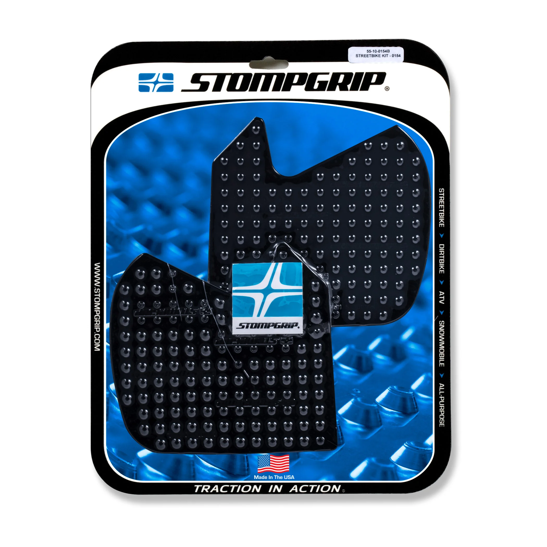 Stompgrip Traction Pads schwarz, für BMW G310R, 2016-2019 ab Bj. 2016 - 2019