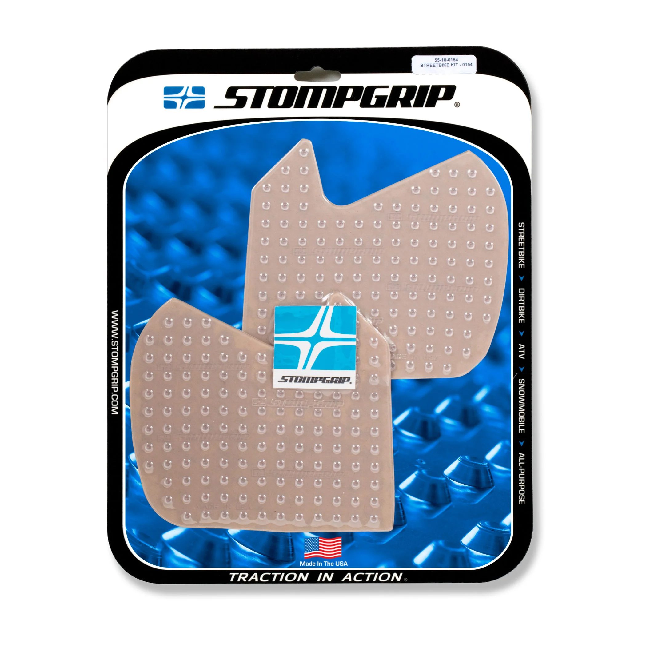Stompgrip Traction Pads klar, für BMW G310R, 2016-2019 ab Bj. 2016 - 2019