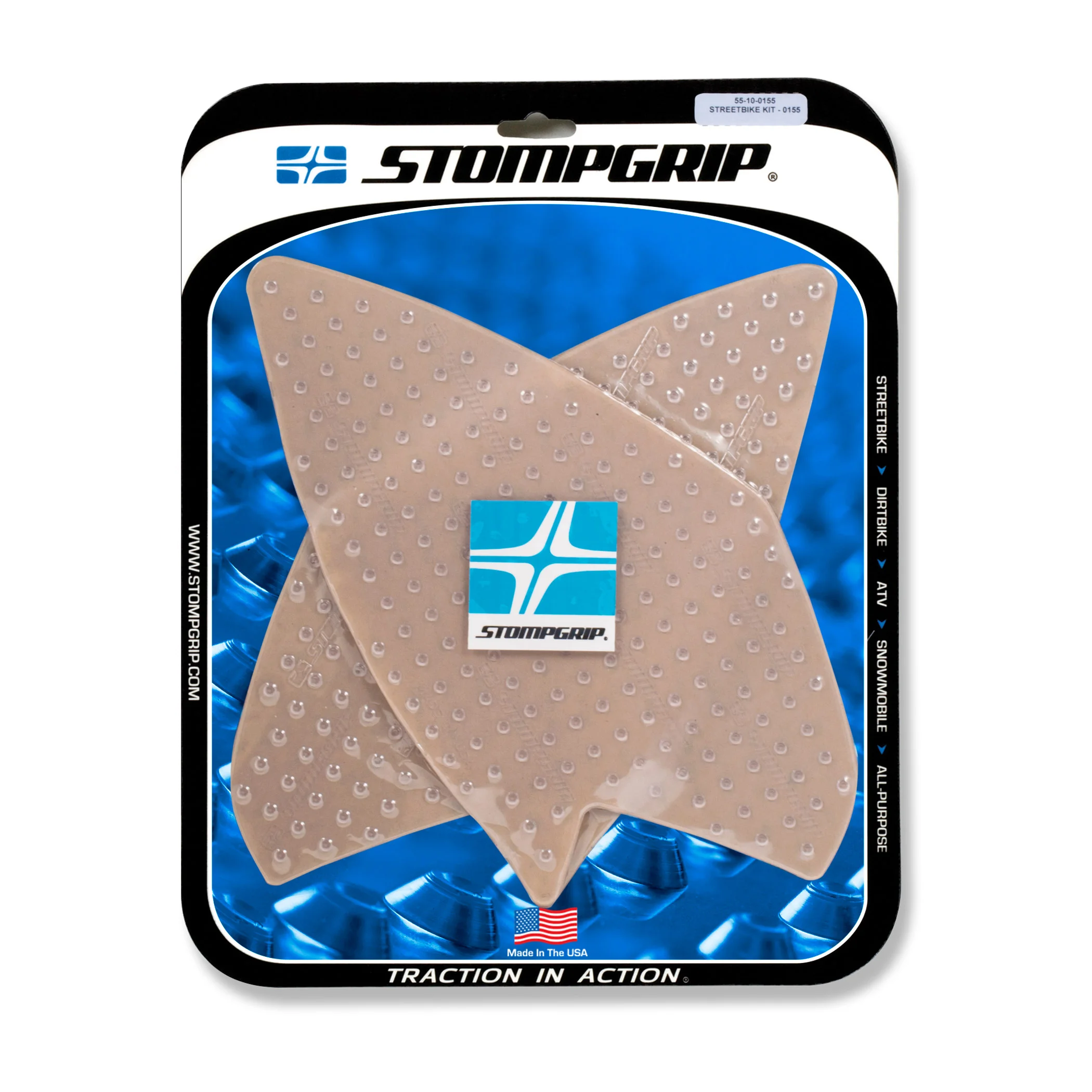 Stompgrip klar, Volcano, für BMW G310GS, 2018-2025 ab Bj. 2018 - 2019