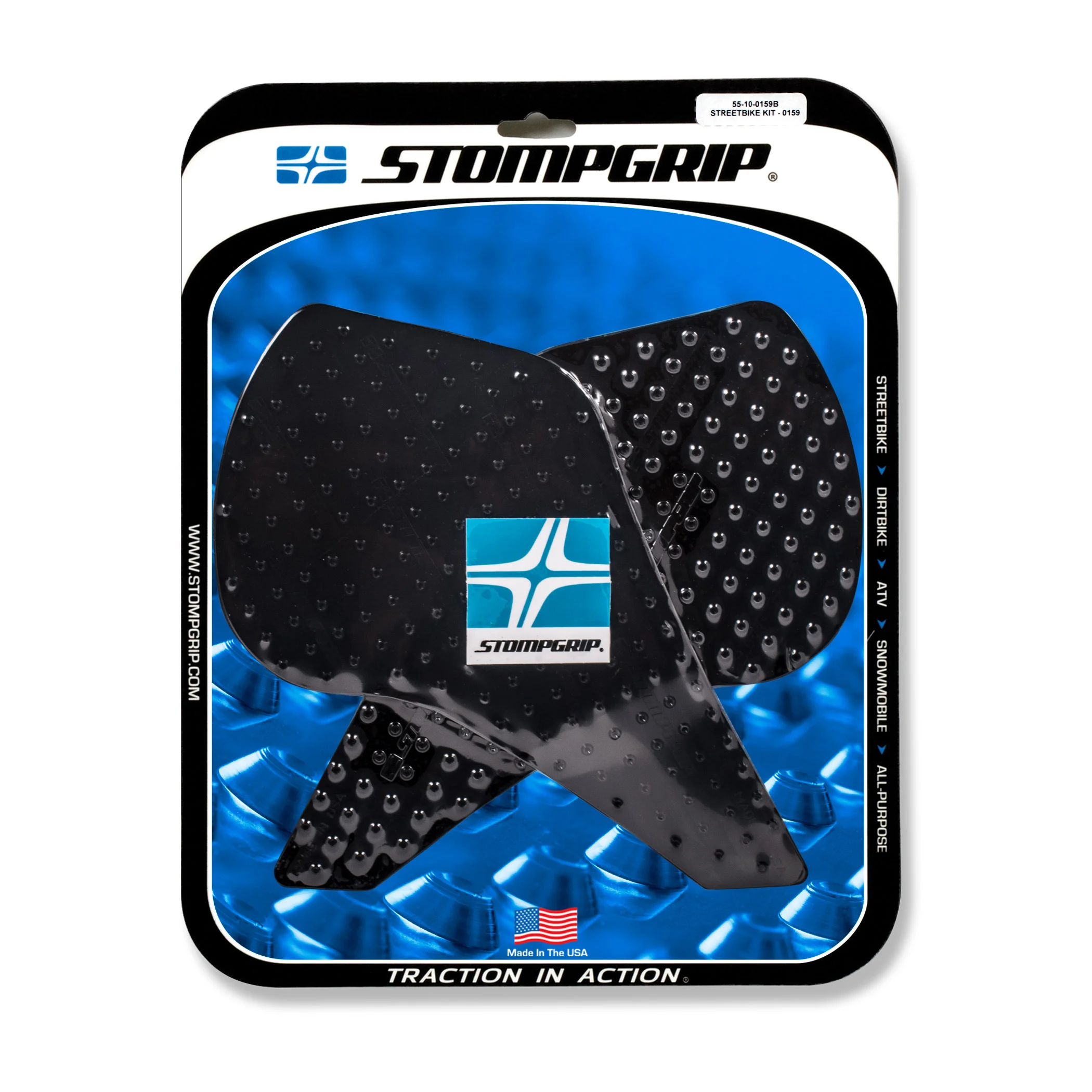Stompgrip schwarz, Volcano, für Honda CRF1000L Africa Twin ab Bj. 2018 - 2022