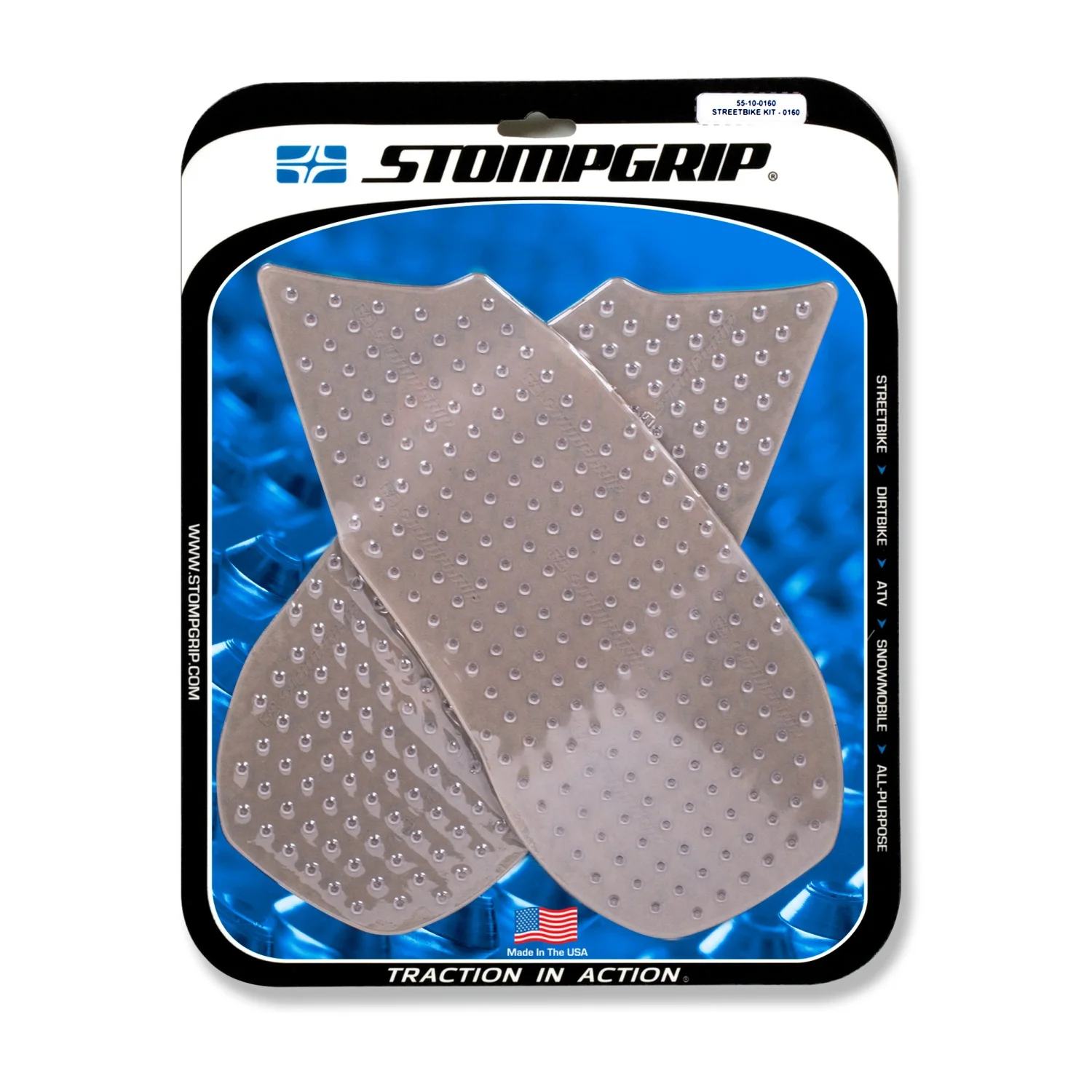 Stompgrip klar, Volcano, für Honda CB1000R, 2018-2025 ab Bj. 2018 - 2021