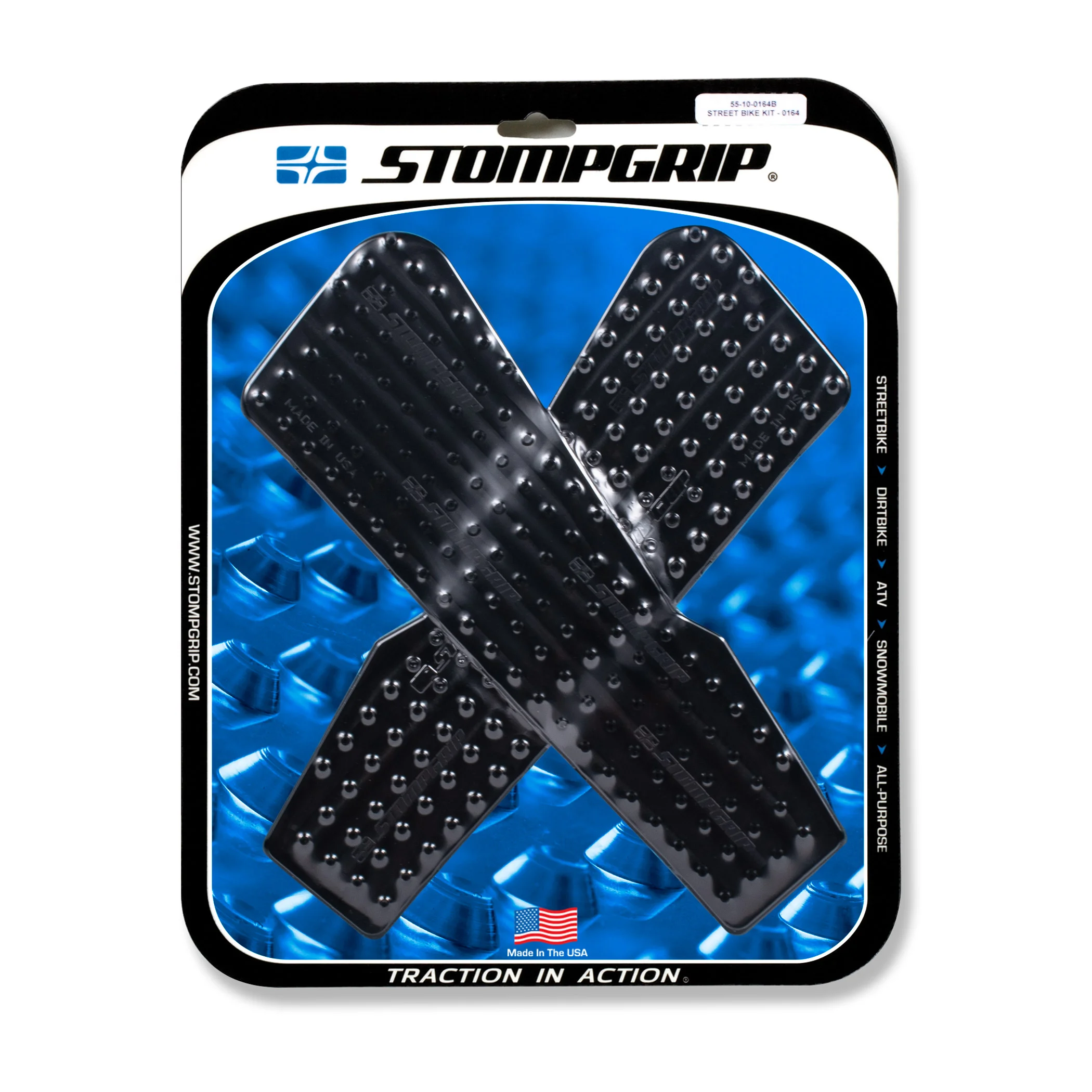 Stompgrip Traction Pads schwarz, für BMW F750GS, F850GS, 2019-2023 ab Bj. 2019 - 2019