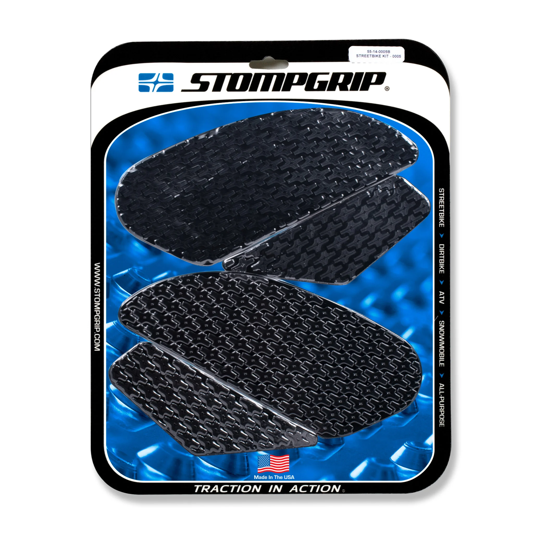 Stompgrip Traction Pads schwarz für Yamaha, YZF-R6, 2006-2007 ab Bj. 2006 - 2007