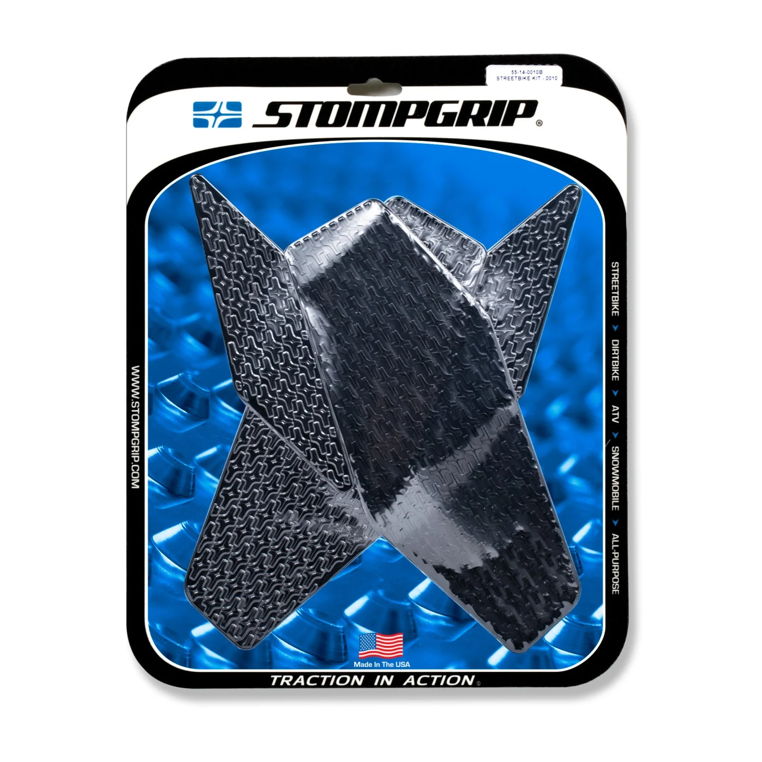 Stompgrip Traction Pads schwarz, für Yamaha YZF-R6, 2008-2016 ab Bj. 2008 - 2016