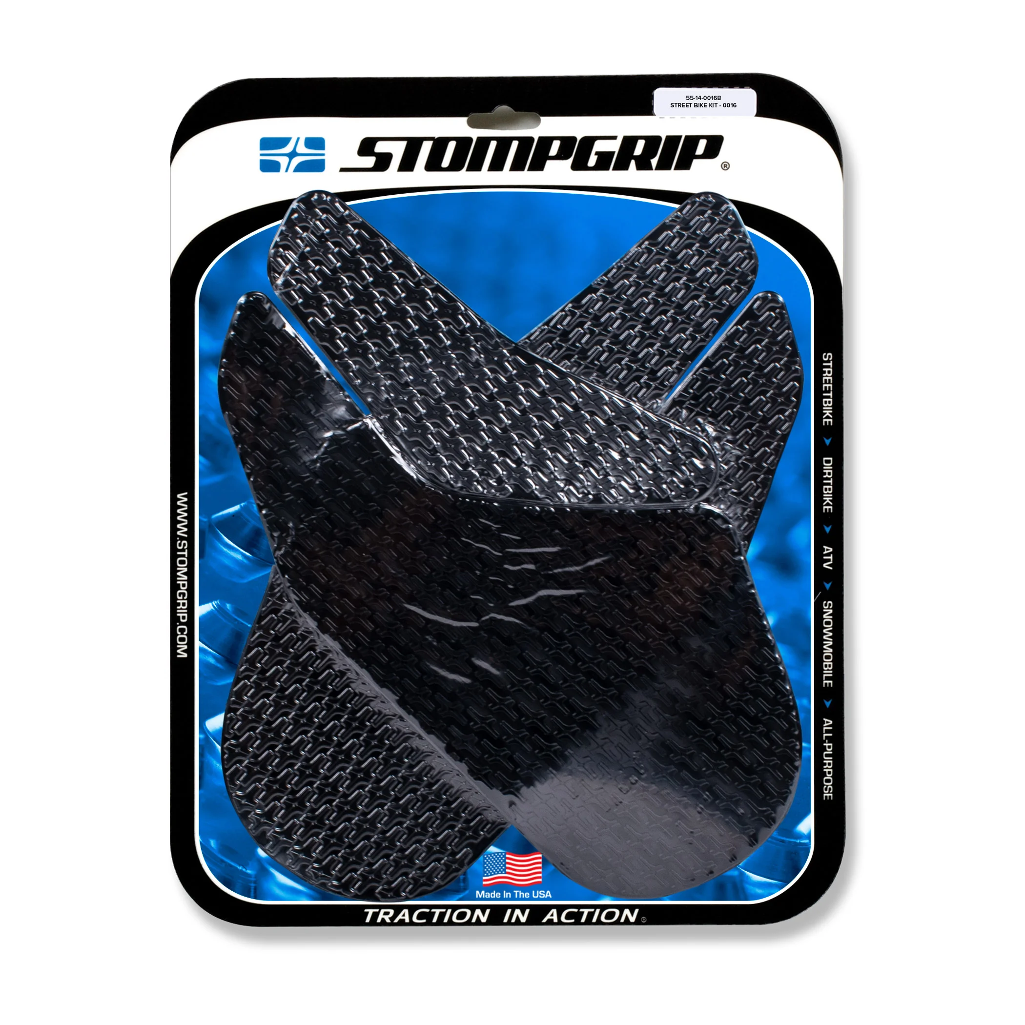 Stompgrip Traction Pads schwarz, für Honda CBR1000RR ab Bj. 2004 - 2007