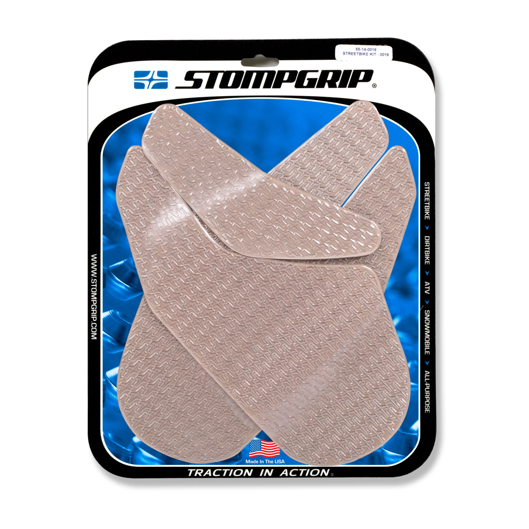 Stompgrip Traction Pads klar, für Honda CBR1000RR ab Bj. 2004 - 2007