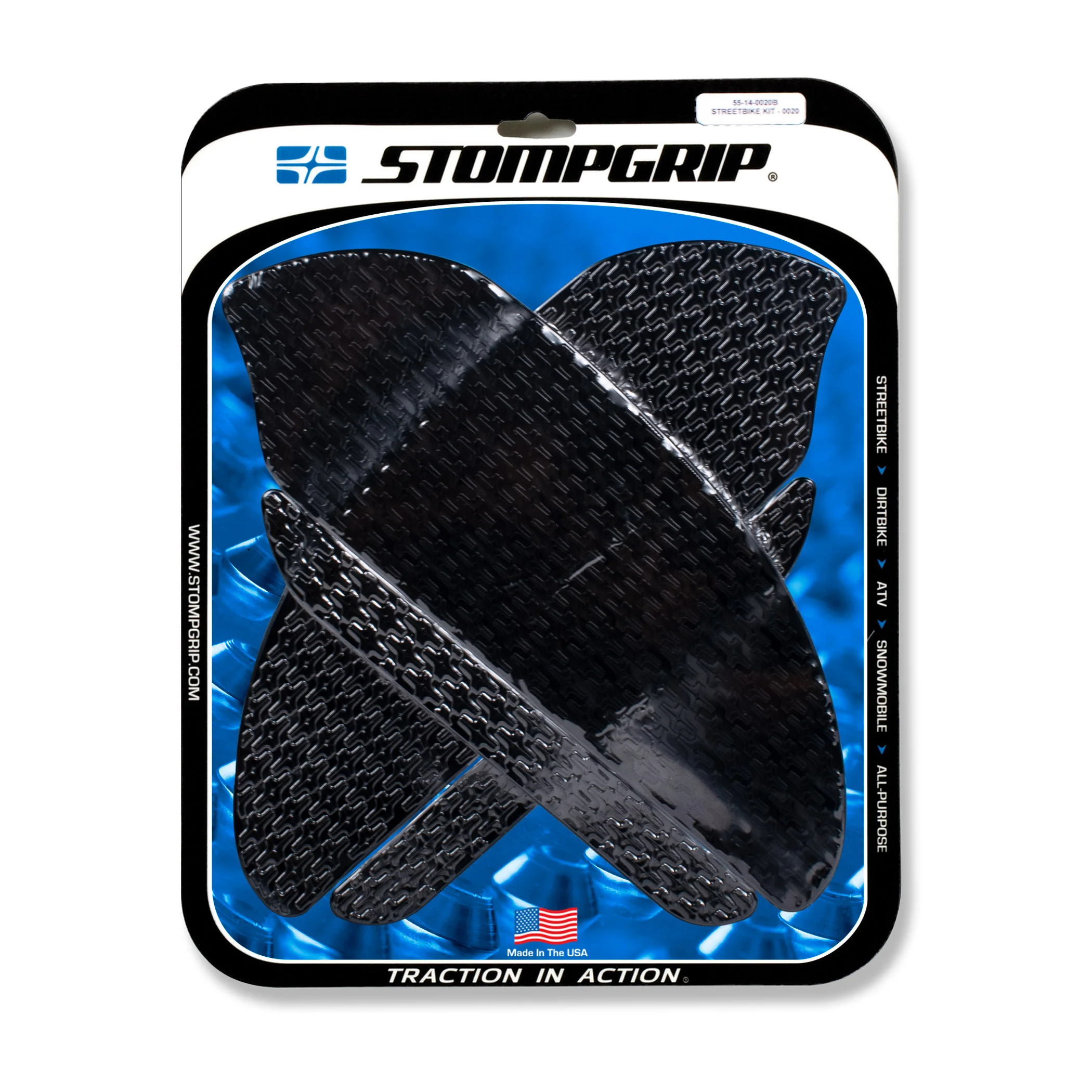 Stompgrip Traction Pads schwarz, für Honda CBR600RR, 2007-2012 ab Bj. 2007 - 2012
