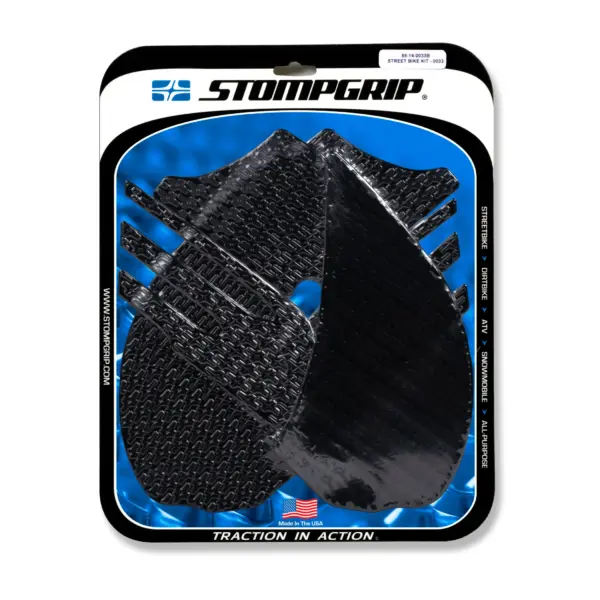 Stompgrip Traction Pads schwarz, für Kawasaki ZZR1400, 2006-2011 ab Bj. 2006 - 2007