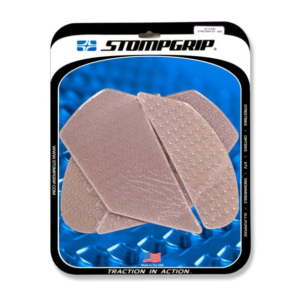 Stompgrip Traction Pads klar, für Kawasaki ZX10R Ninja 2011-2025, ZX10R SE 2019-2020, ZX10RR 2017-2025 ab Bj. 2011 - 2015