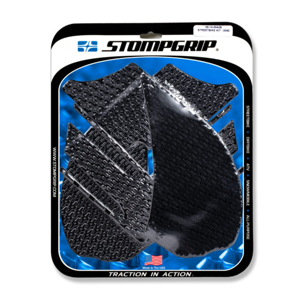 Stompgrip Traction Pads schwarz, für Kawasaki ZZR1400, 2012-2020 ab Bj. 2012 - 2015