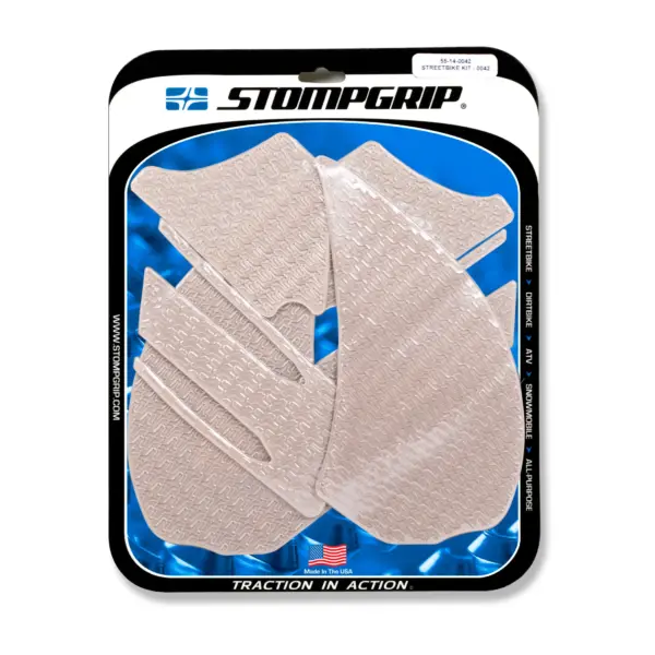 Stompgrip Traction Pads klar, für Kawasaki ZZR1400, 2012-2020 ab Bj. 2012 - 2015