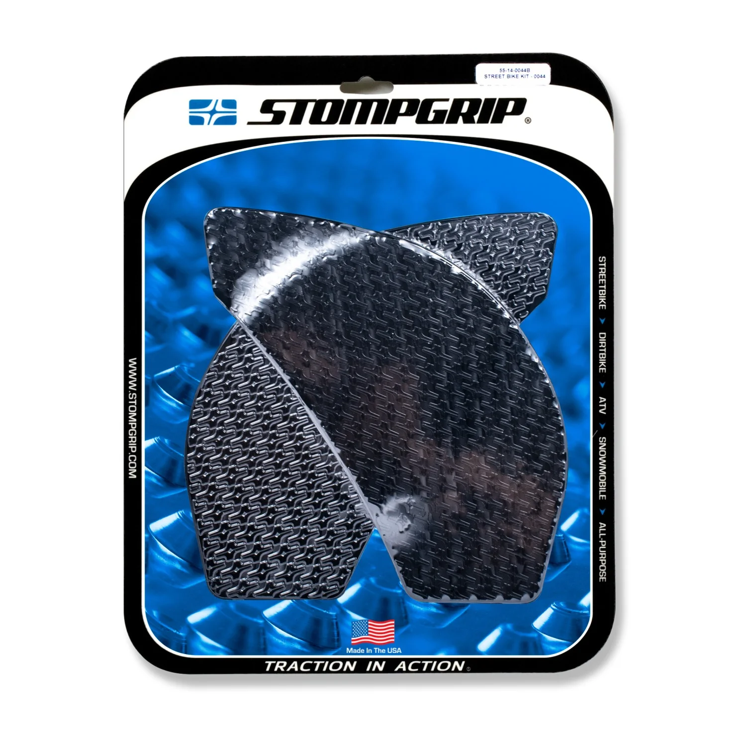 Stompgrip Traction Pads schwarz, für Kawasaki, ER6f, ER6n, Ninja 650, 2012-2016 ab Bj. 2012 - 2016