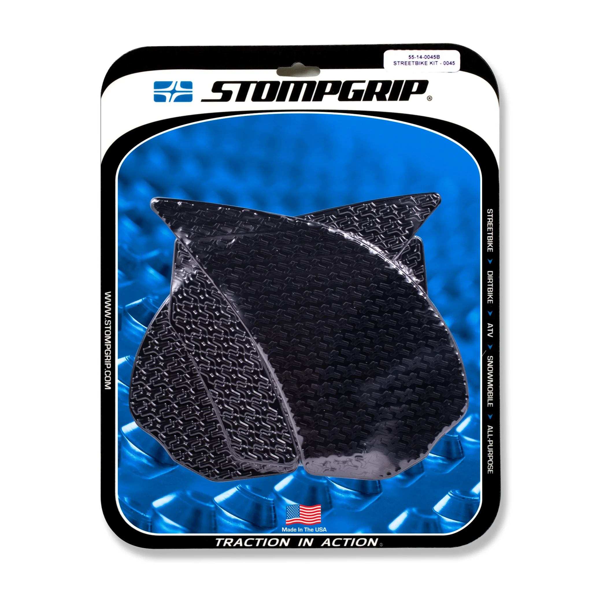 Stompgrip Traction Pads schwarz, für Kawasaki Z1000SX (2011-2017) ab Bj. 2011 - 2013