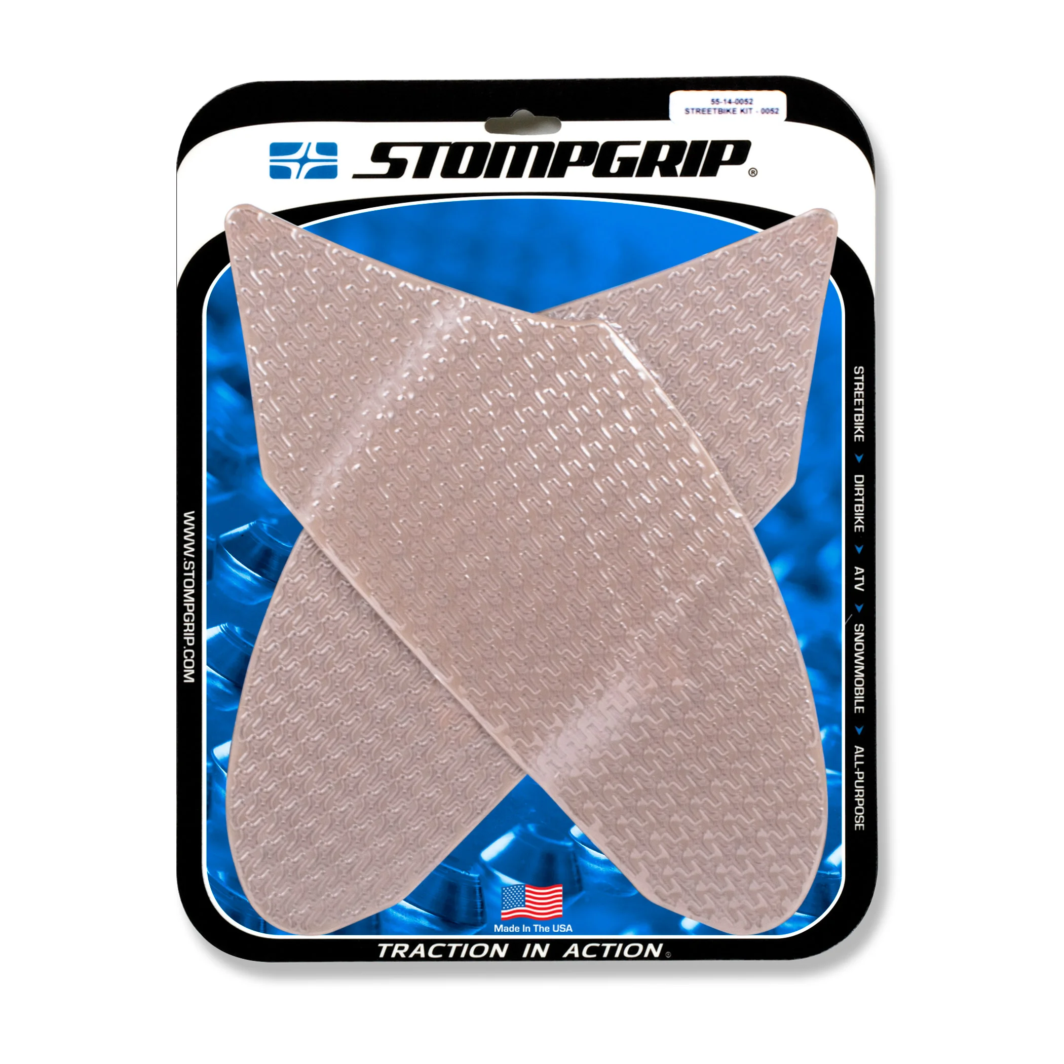 Stompgrip Traction Pads klar, für Suzuki GSX-R600, 750, 2006-2007 ab Bj. 2006 - 2007
