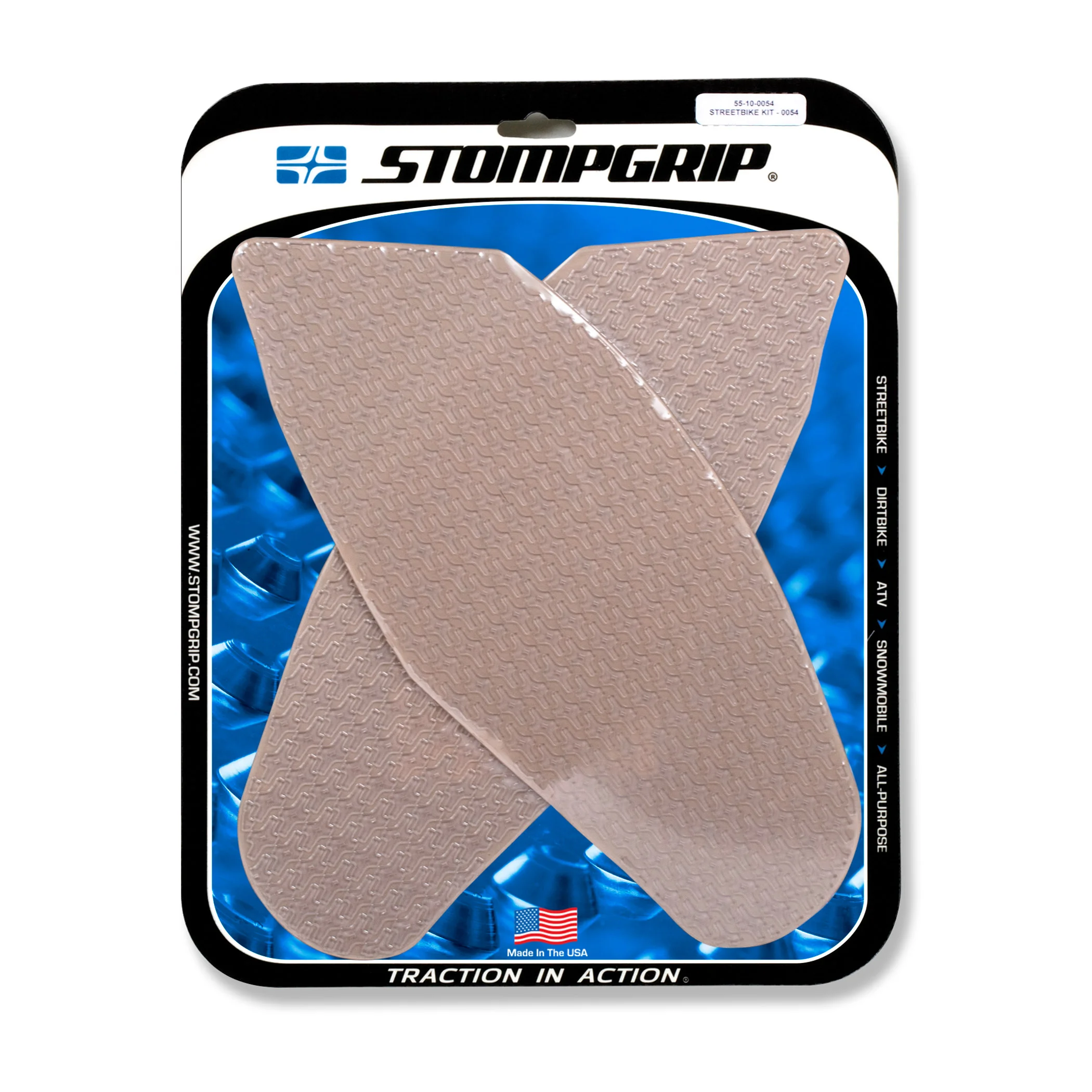 Stompgrip Traction Pads klar, für Suzuki GSXR600, 2008-2010 ab Bj. 2008 - 2010