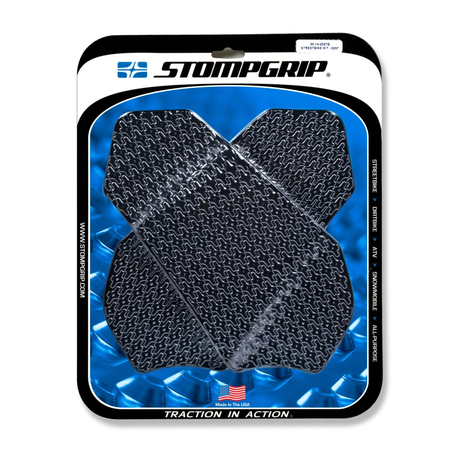 Stompgrip Traction Pads schwarz, für Suzuki GSXR600, 750, 2011-2025 ab Bj. 2011 - 2025