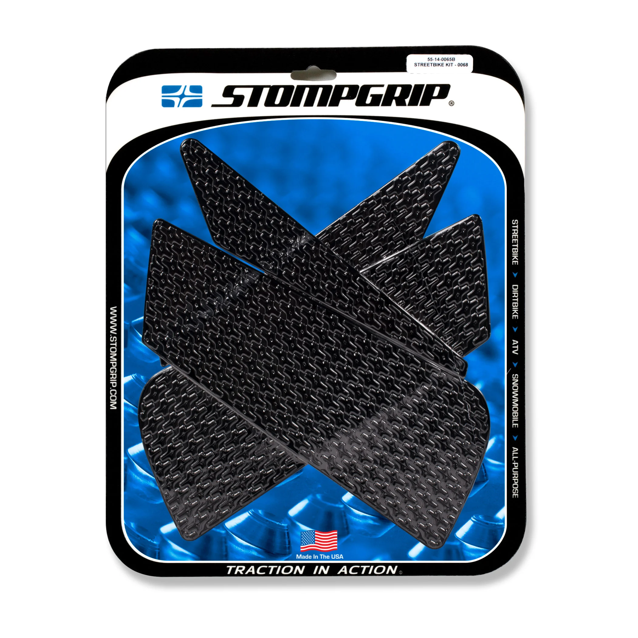 Stompgrip Traction Pads schwarz, für Ducati 848 (Evo, S), 1098 (R, S), 1198 (R, S, SP), Streetfighter 848, 1098 (S) ab Bj. 2007 - 2008