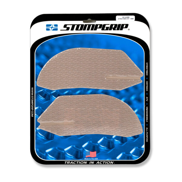 Stompgrip Traction Pads klar, für Ducati Panigale 1199 (Superleggera), 1299 R (Final Edition), S, 899, 959, V2 955 (siehe Verwendungsliste) ab Bj. 2012 - 2014