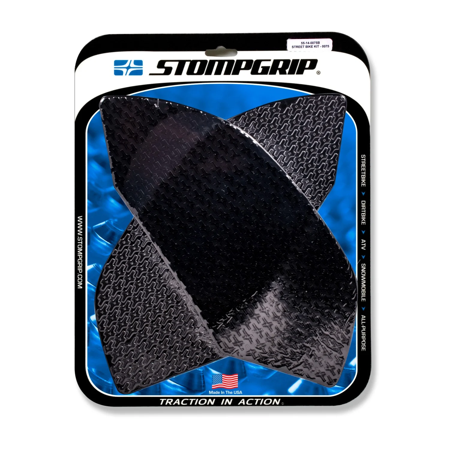 Stompgrip Traction Pads schwarz, für Aprilia RSV4 und Tuono V4 (siehe Verwendungsliste) ab Bj. 2011 - 2015