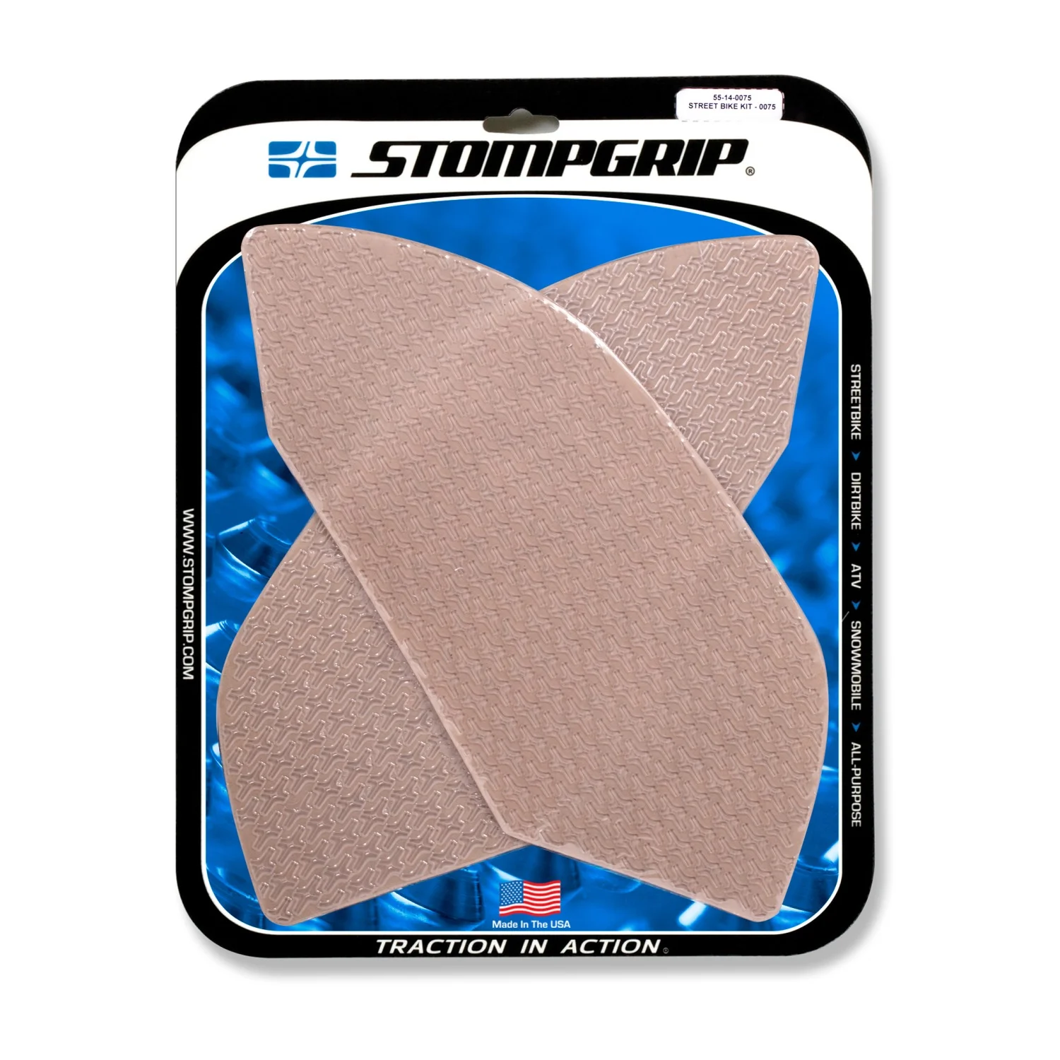 Stompgrip Traction Pads klar, für Aprilia RSV4 und Tuono V4 (siehe Verwendungsliste) ab Bj. 2011 - 2015