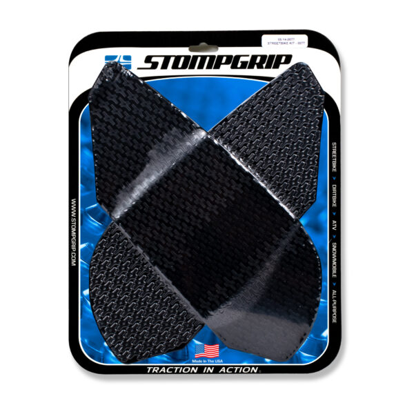 Stompgrip Traction Pads schwarz, für Triumph, Daytona 675 (R), Street Triple ab Bj. 2006 - 2012