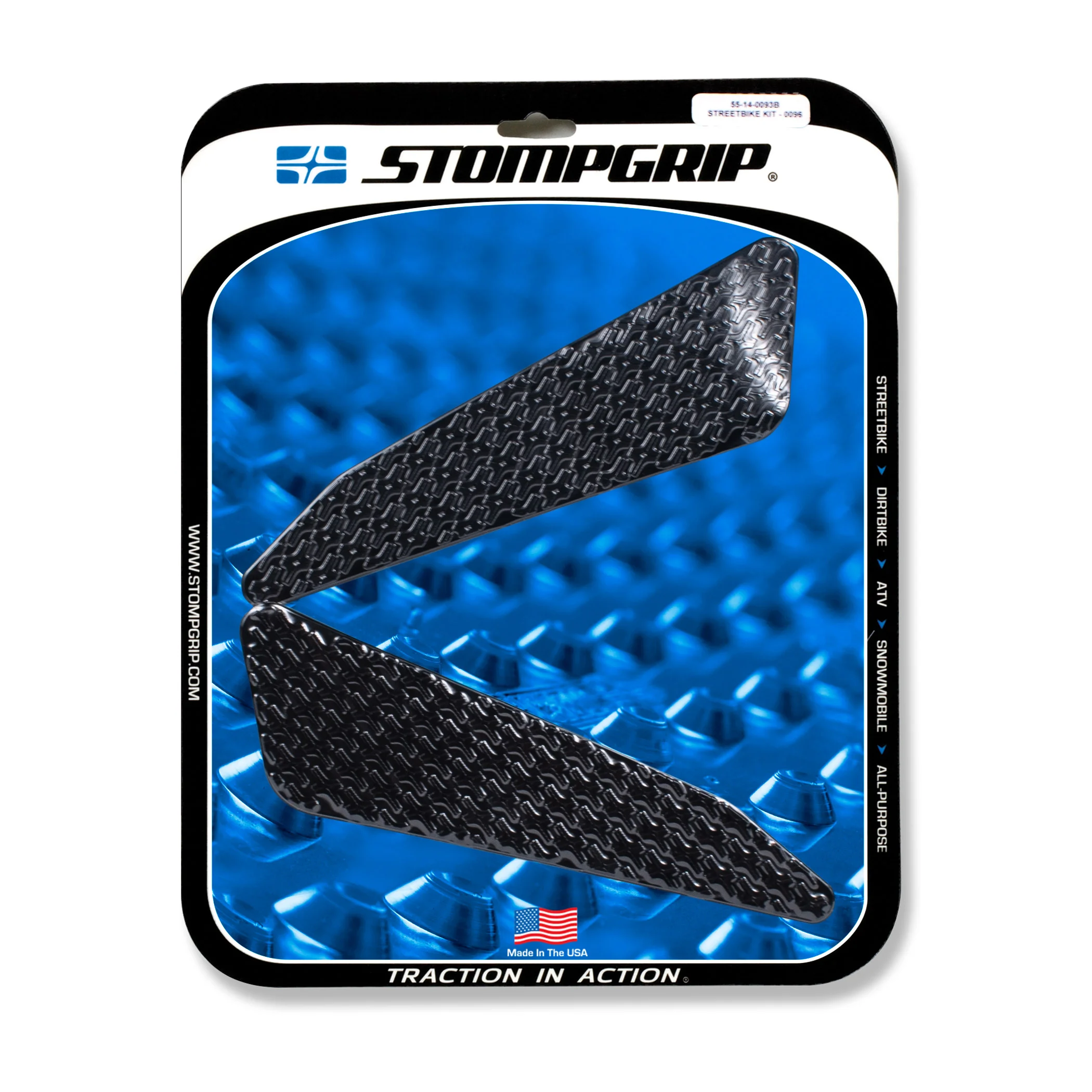 Stompgrip Traction Pads schwarz, für BMW, KTM, Moto Guzzi Modelle (siehe Verwendungsliste) ab Bj. 2000 - 2007