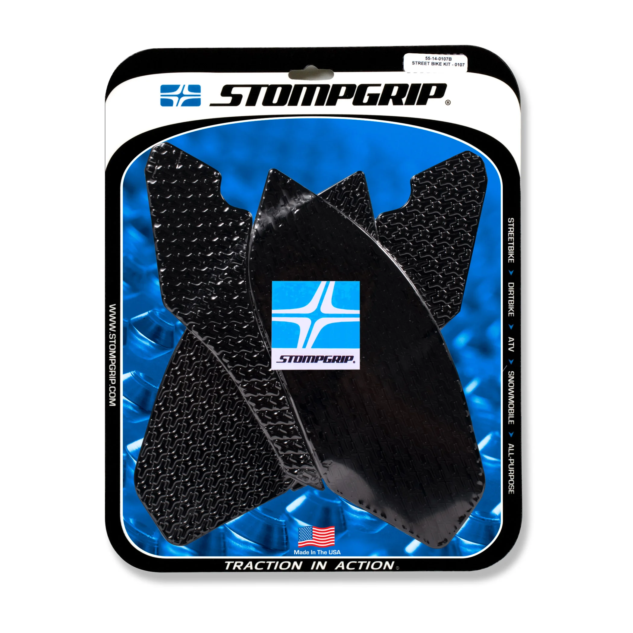 Stompgrip Traction Pads schwarz, für BMW HP4 Race, 2018-2019, S1000R, 2014-2020, S1000RR, 2015-2019 ab Bj. 2018 - 2019