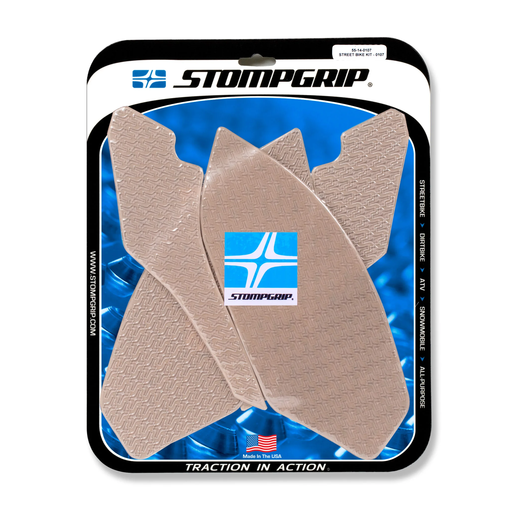 Stompgrip Traction Pads klar, für BMW HP4 Race, 2018-2019, S1000R, 2014-2020, S1000RR, 2015-2019 ab Bj. 2018 - 2019