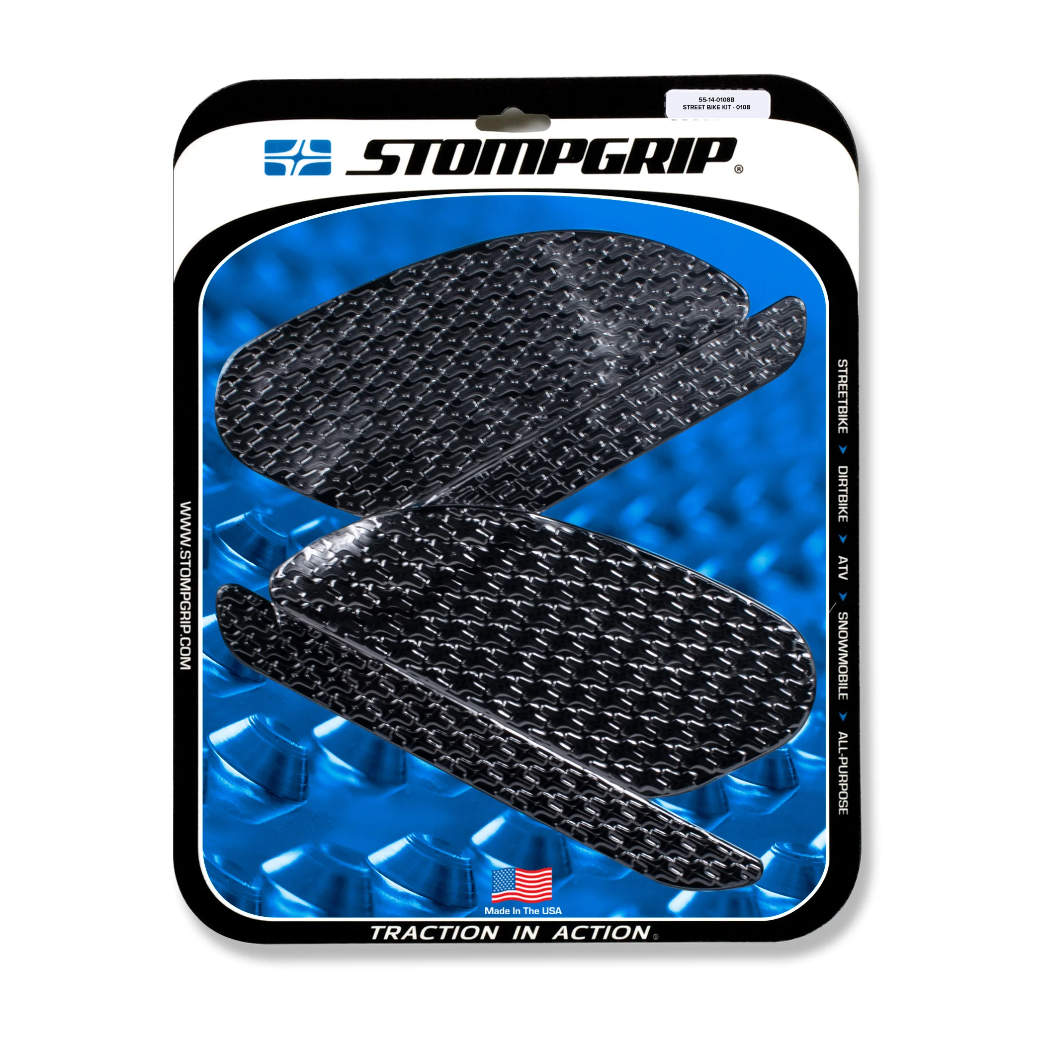 Stompgrip Traction Pads schwarz, für Kawasaki NinjaH2/R (2015-2022) ab Bj. 2015 - 2016