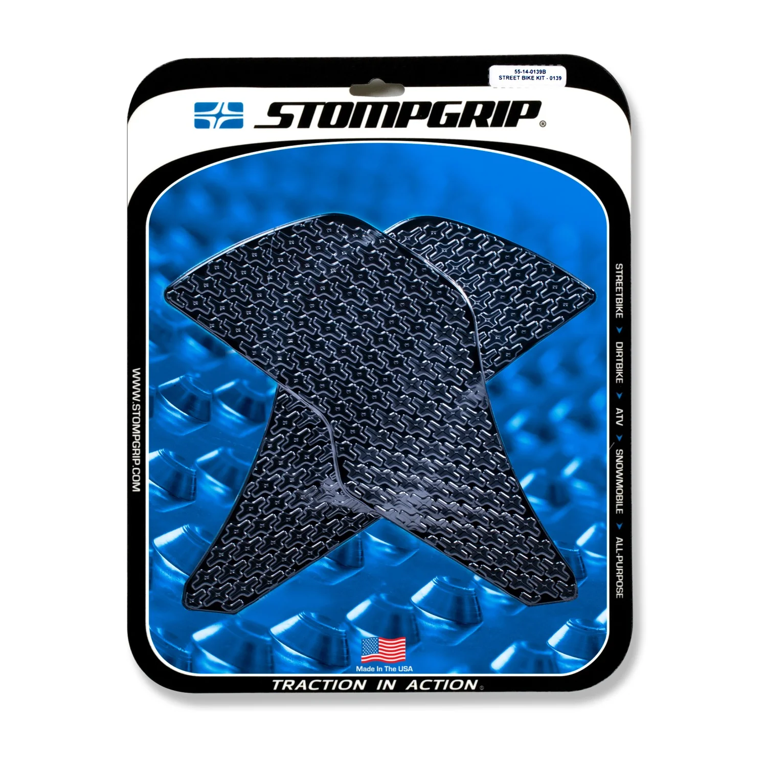 Stompgrip Traction Pads schwarz, für Honda MSX125, 2017-2018 ab Bj. 2017 - 2018