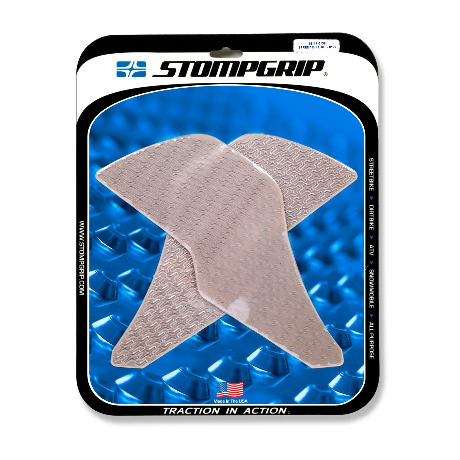 Stompgrip Traction Pads klar, für Honda MSX125, 2017-2018 ab Bj. 2017 - 2018