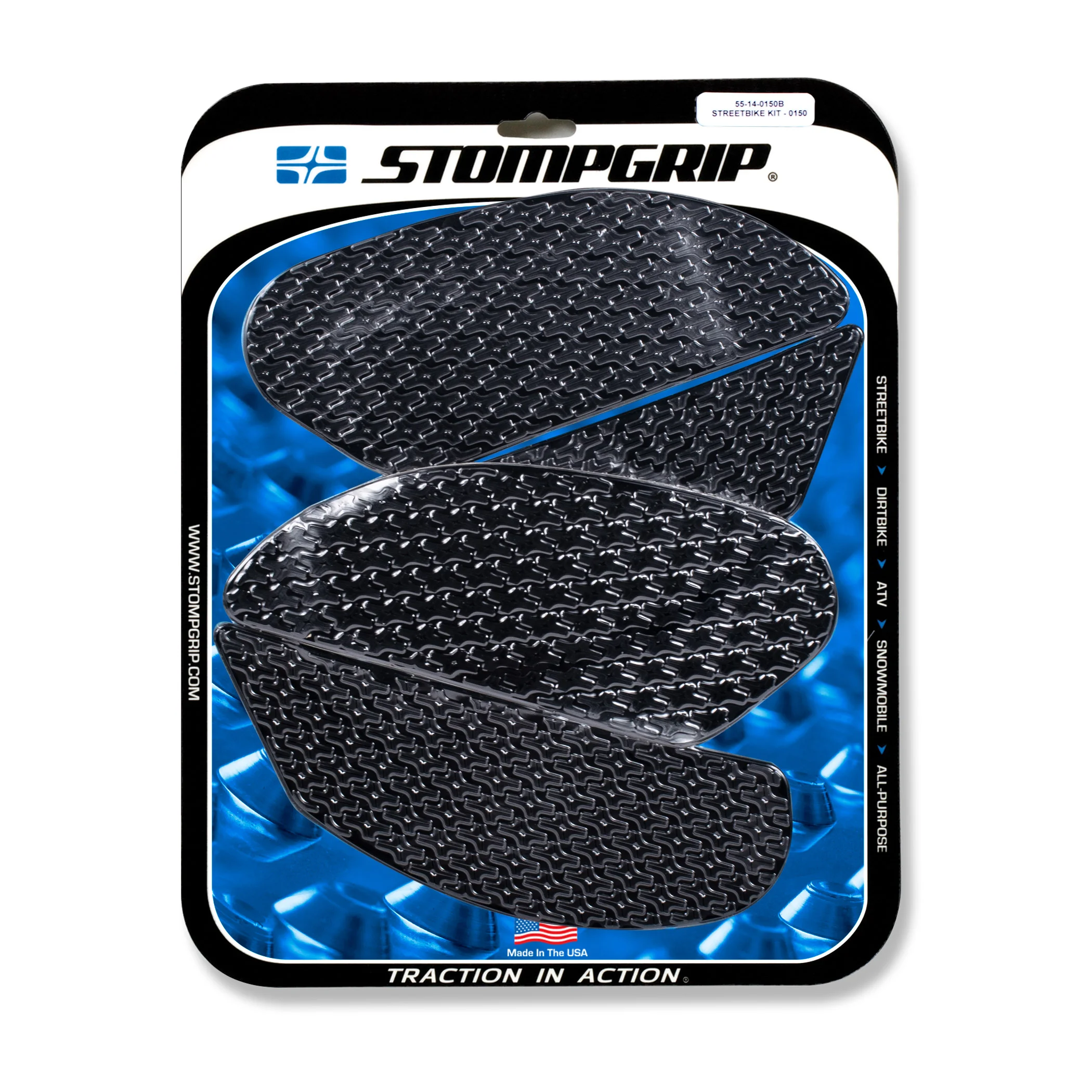 Stompgrip Traction Pads schwarz, für Kawasaki Ninja H2 SX (SE), 2018-2025 ab Bj. 2018 - 2020