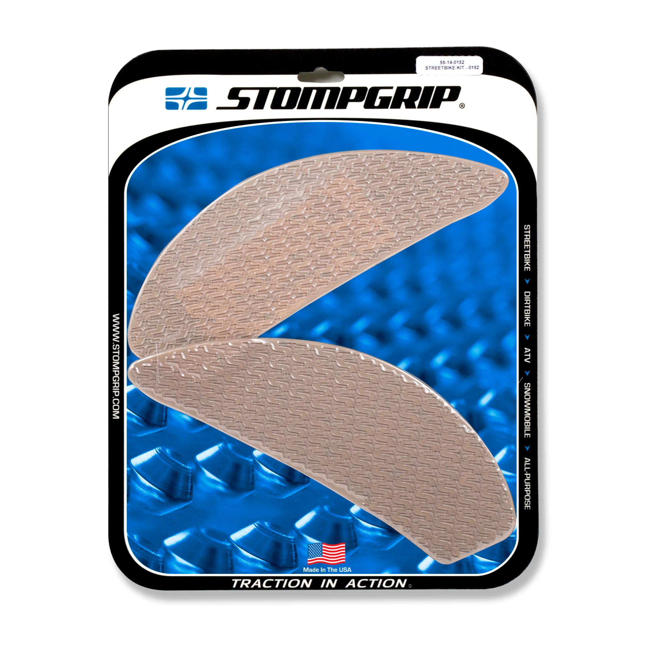 Stompgrip Traction Pads klar, für Suzuki GSX250R, 2018-2025 ab Bj. 2018 - 2025