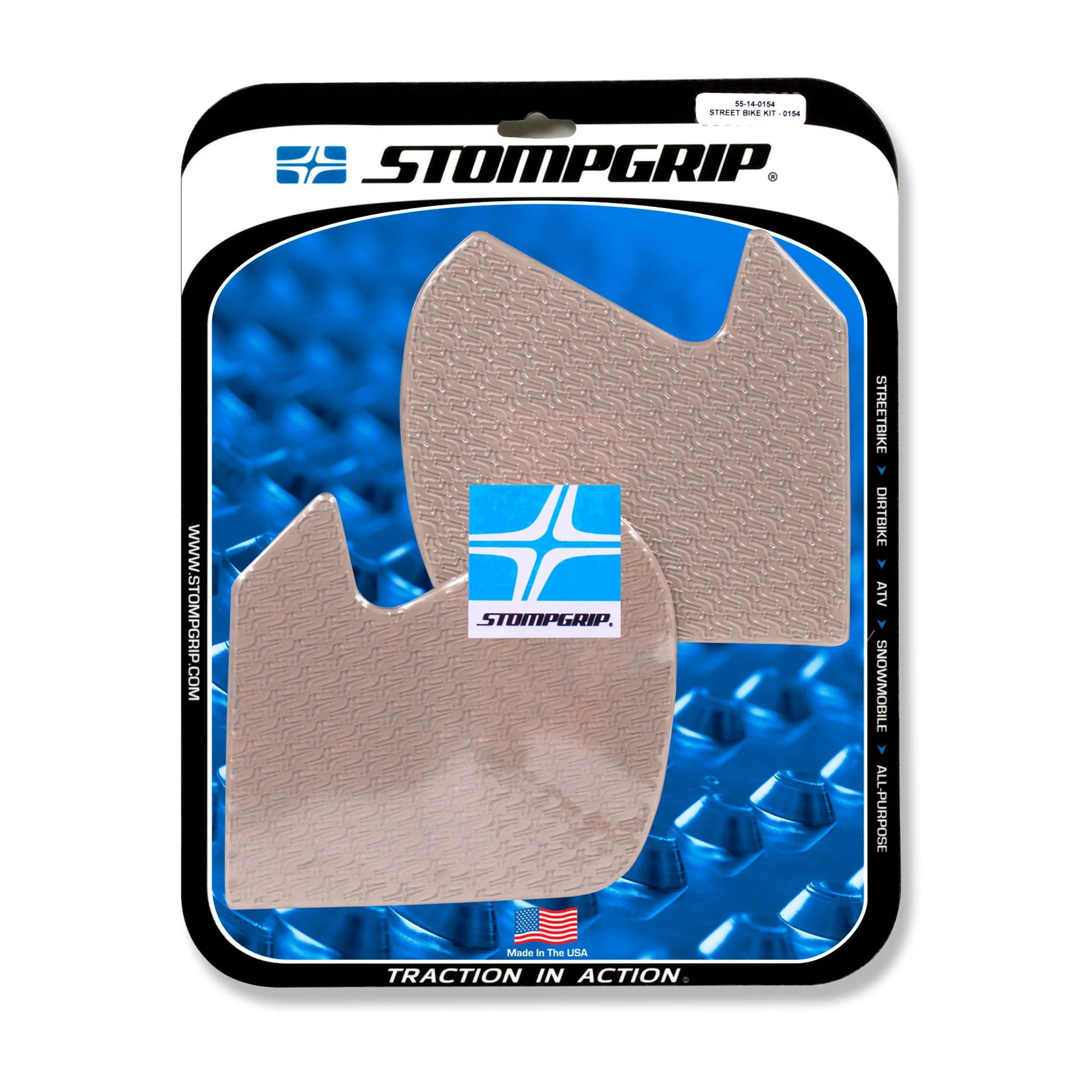 Stompgrip Traction Pads klar, für BMW G310R, 2016-2019 ab Bj. 2016 - 2019