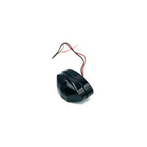 LED-Kennzeichenbeleuchtung "Micro Space" aus Aluminium schwarz mit E-Prüfzeichen