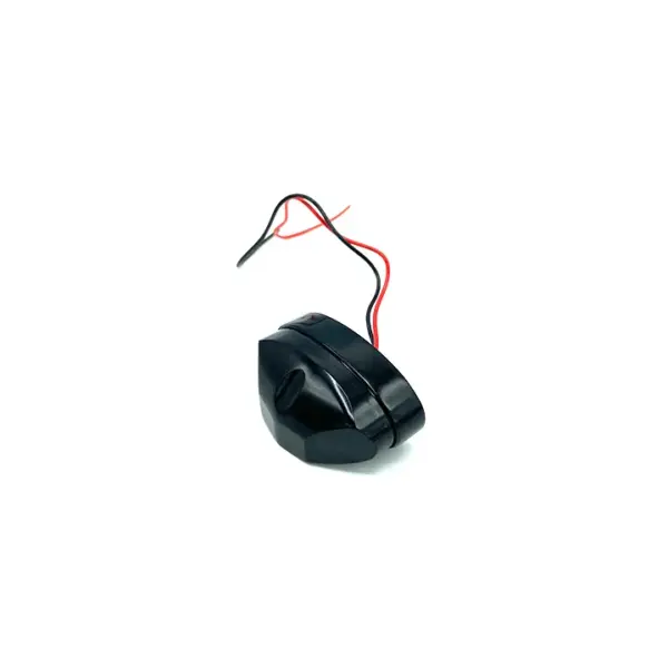 LED-Kennzeichenbeleuchtung "Micro Space" aus Aluminium schwarz mit E-Prüfzeichen