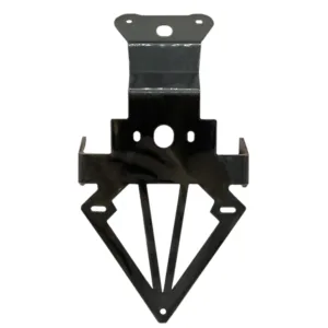 TRW Kennzeichenhalter Aluminium schwarz für Triumph Speed Triple 1050 Modelljahr 2005-2007