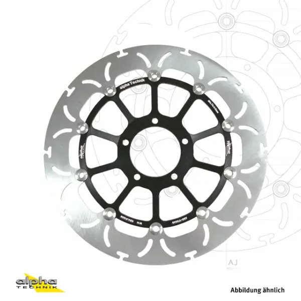 Bremsscheibe Omega-Design ABD33, vorne für Honda CB250F, CBR 400 / 600 / 900, RS, RVF, TSR, VFR, VTR ab Bj. 1997 - 1997