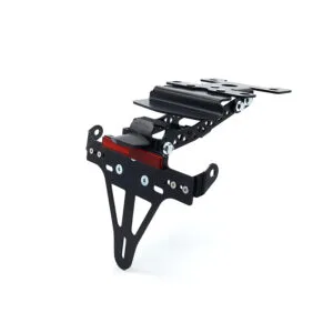 Kennzeichenhalter Edelstahl schwarz für Yamaha Tenere 700, ab 2019
